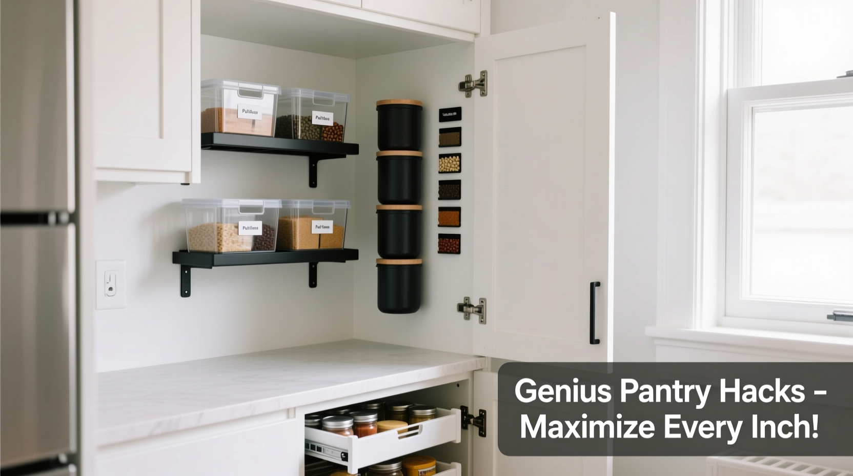 how to organize a tiny pantry with zero wasted space genius hacks from organizers