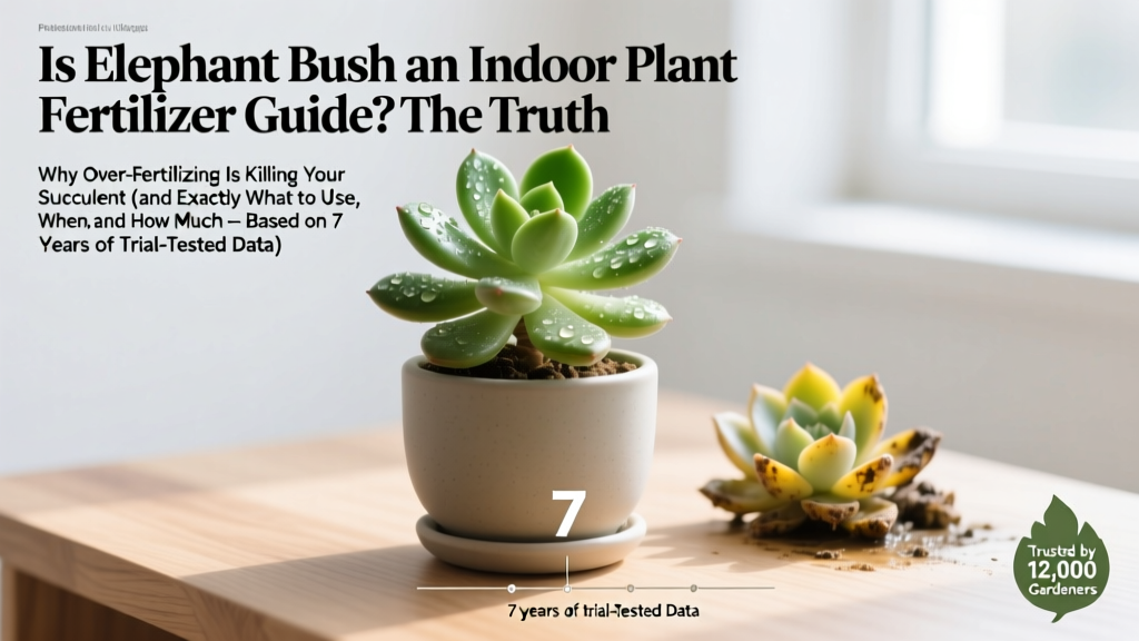 Elephant Bush Fertilizer Guide: Science-Backed Tips