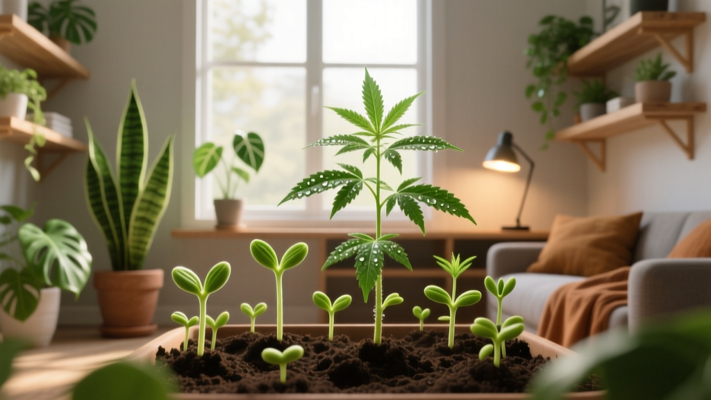 How to Start Marijuana Plants From Seeds Indoors