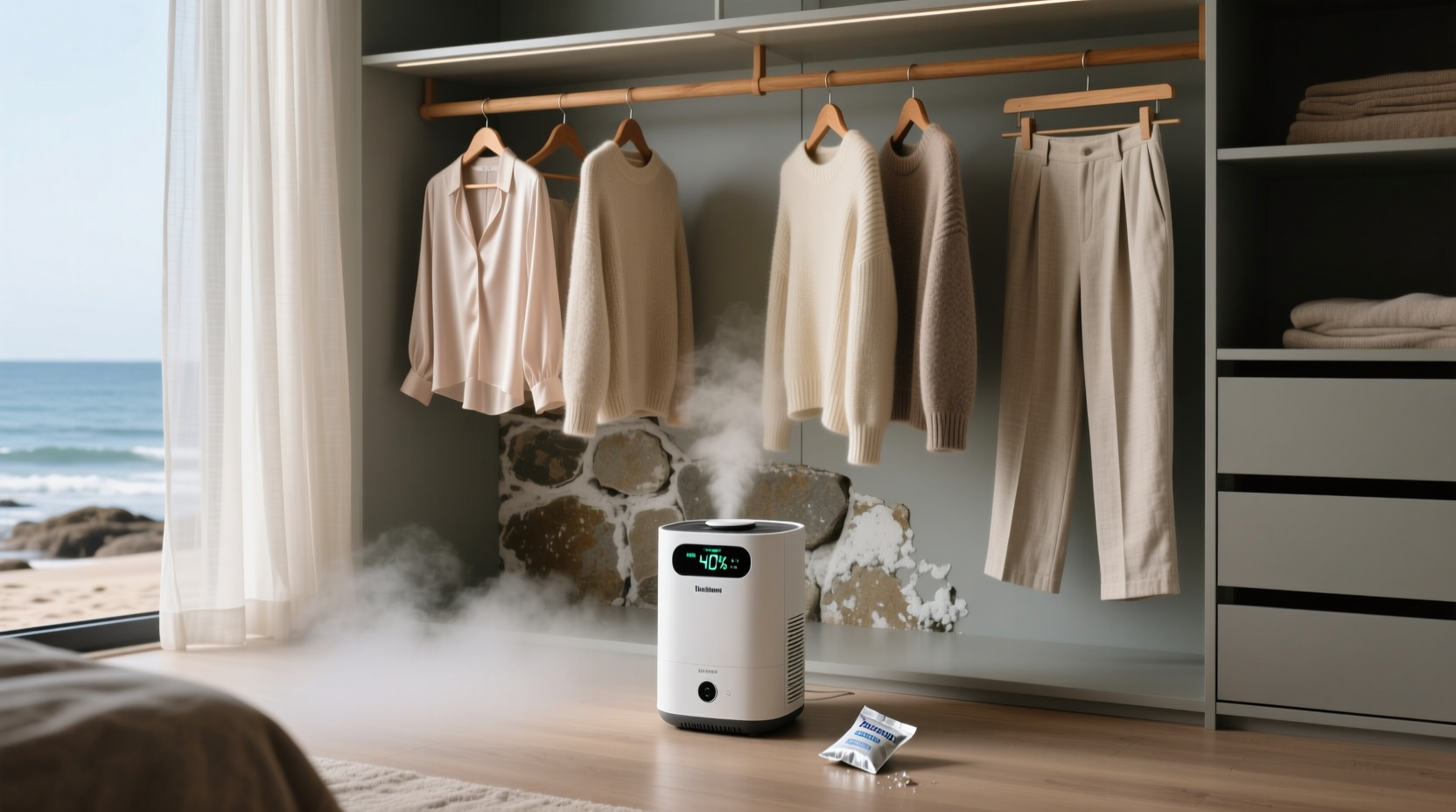 closet dehumidifier vs silica gel in coastal cities