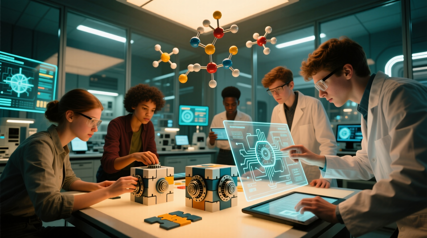 solve puzzles to help out scientists