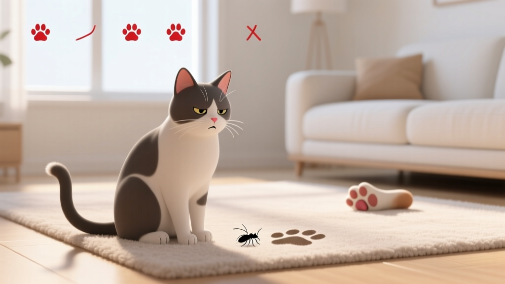 Do fleas affect cats behavior for indoor cats? Yes
