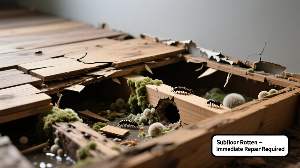 Subfloor Rotten and Not Working at All: Quick Diagnosis