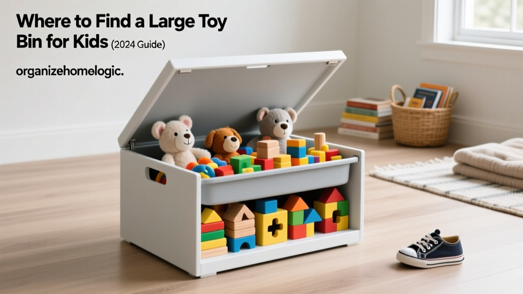 Where to Find a Large Toy Bin for Kids (2024 Guide)