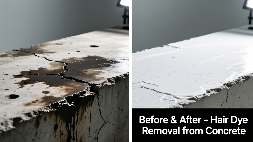 How to Remove Hair Dye from Concrete Surfaces