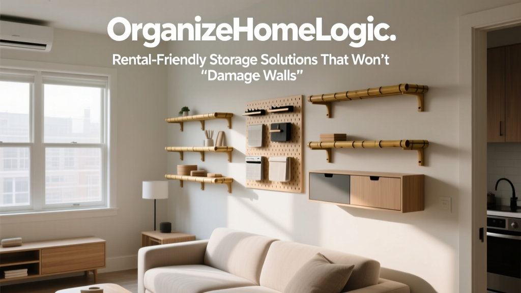 Rental-Friendly Storage Solutions That Won’t Damage Walls