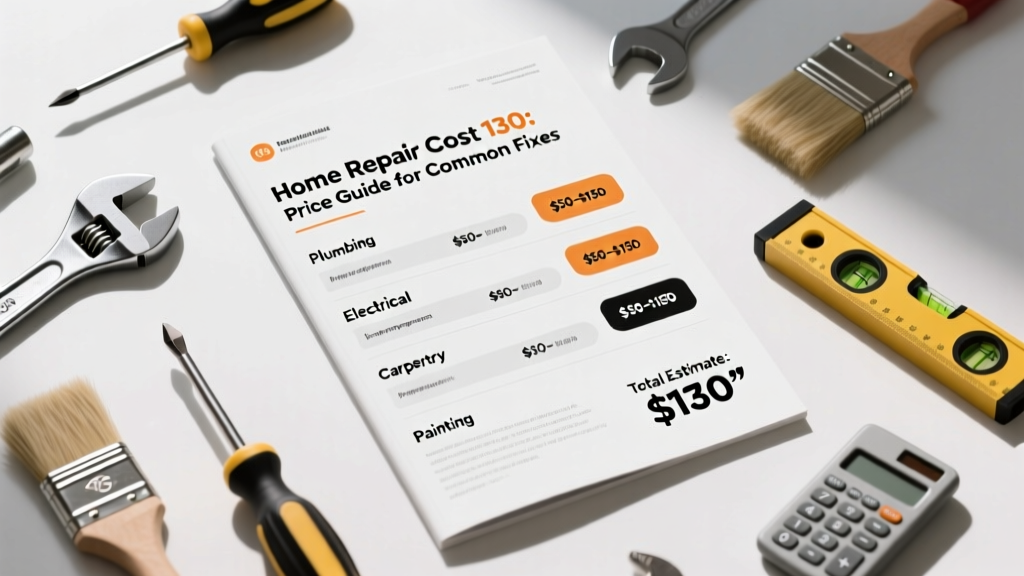 Home Repair Cost 130: Price Guide for Common Fixes