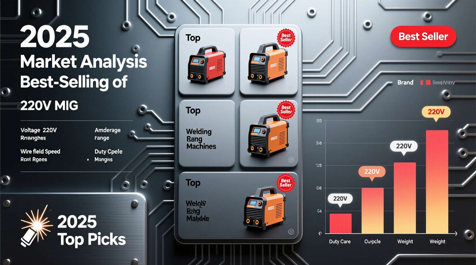 best selling mig welding machine 220v