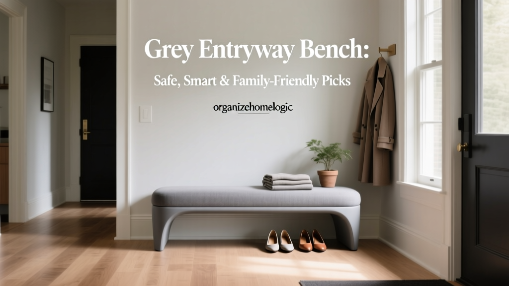 Grey Entryway Bench: Safe, Smart & Family-Friendly Picks