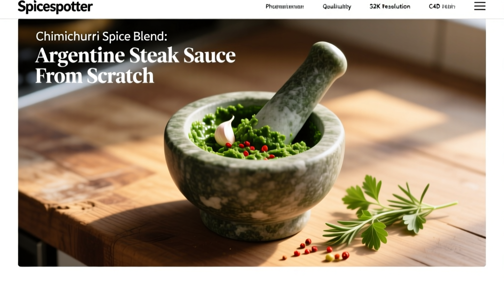 Chimichurri Spice Blend: Argentine Steak Sauce From Scratch