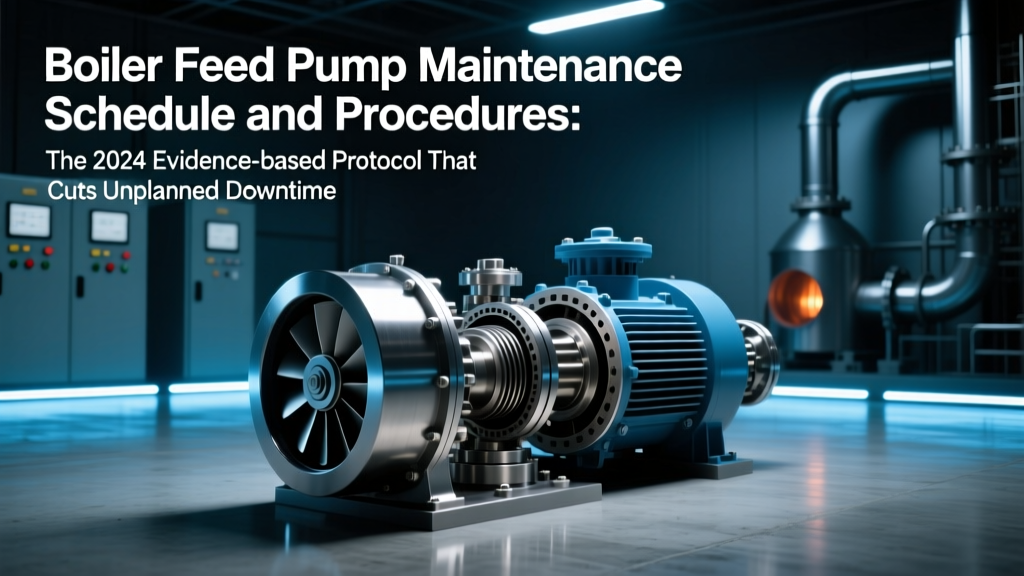 Boiler Feed Pump Maintenance: 2024 Evidence-Based Protocol