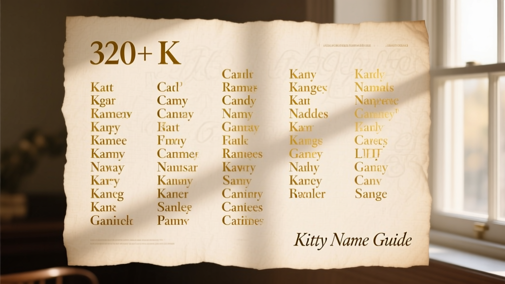 320+ Cat Names That Start With K for Your Kitty