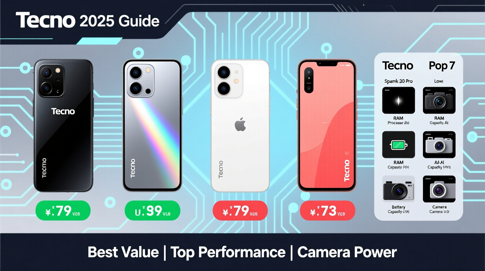 2025 Tecno Phone Guide: Best Models, Prices & Camera Comparisons