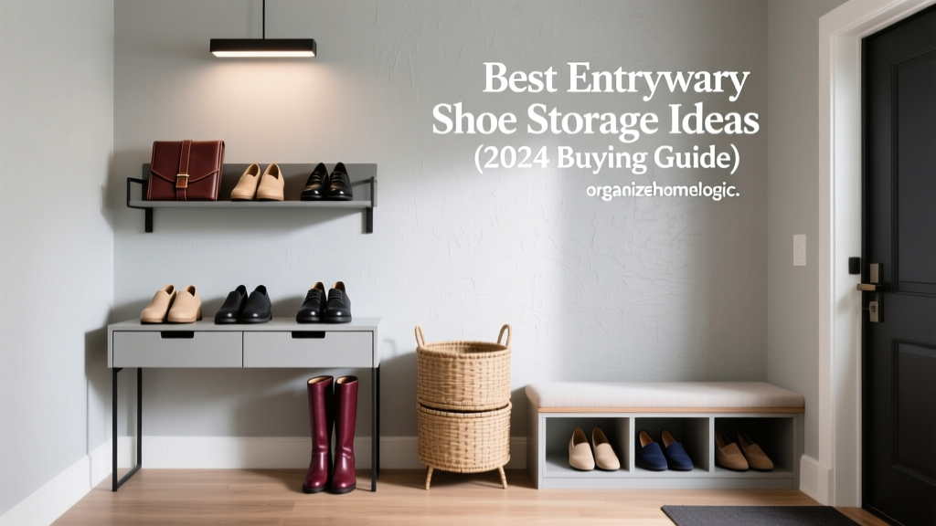 Best Entryway Shoe Storage Ideas (2024 Guide)