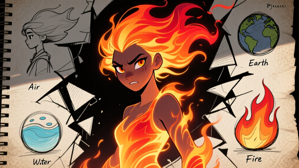 Ember Wasn't Always on Fire: The Messy, Beautiful Concept Art Behind Pixar's Elemental