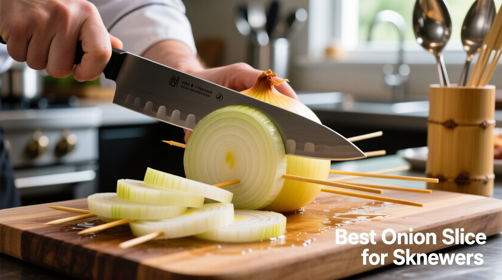 best way to slice onions for skewers