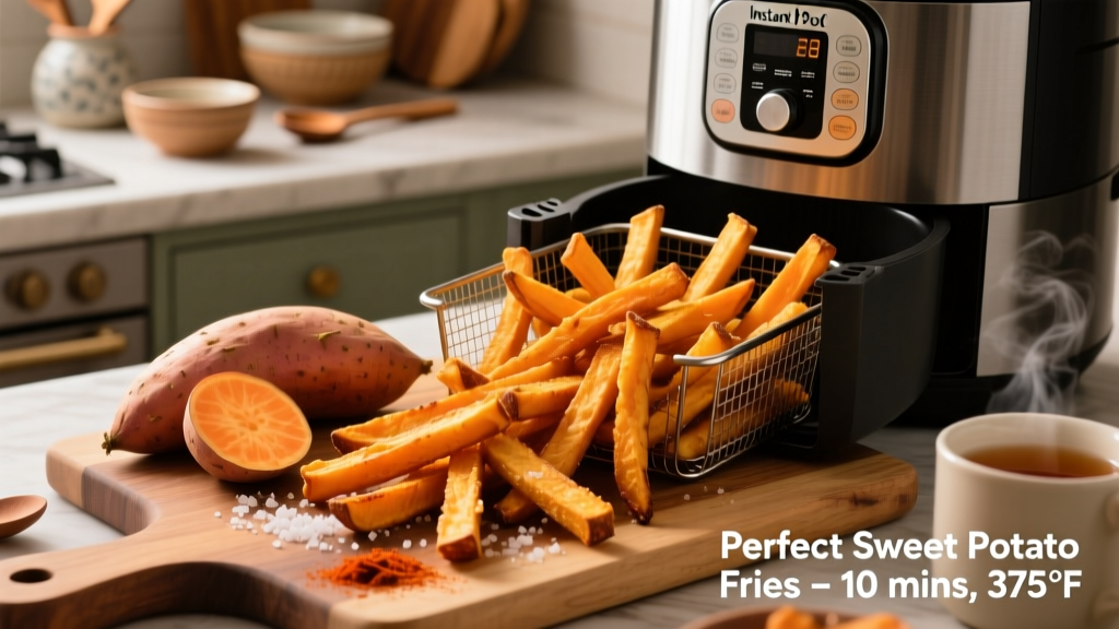 Perfect Sweet Potato Fries in Instant Pot Vortex Air Fryer