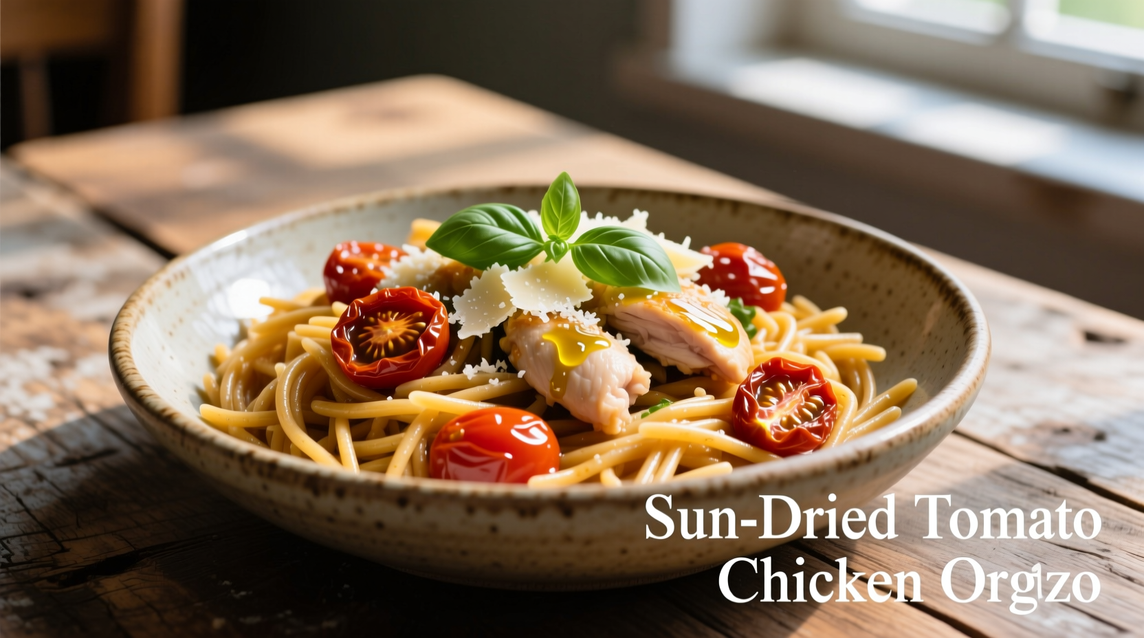 Sun Dried Tomato Chicken Orzo Recipe in 25 Minutes