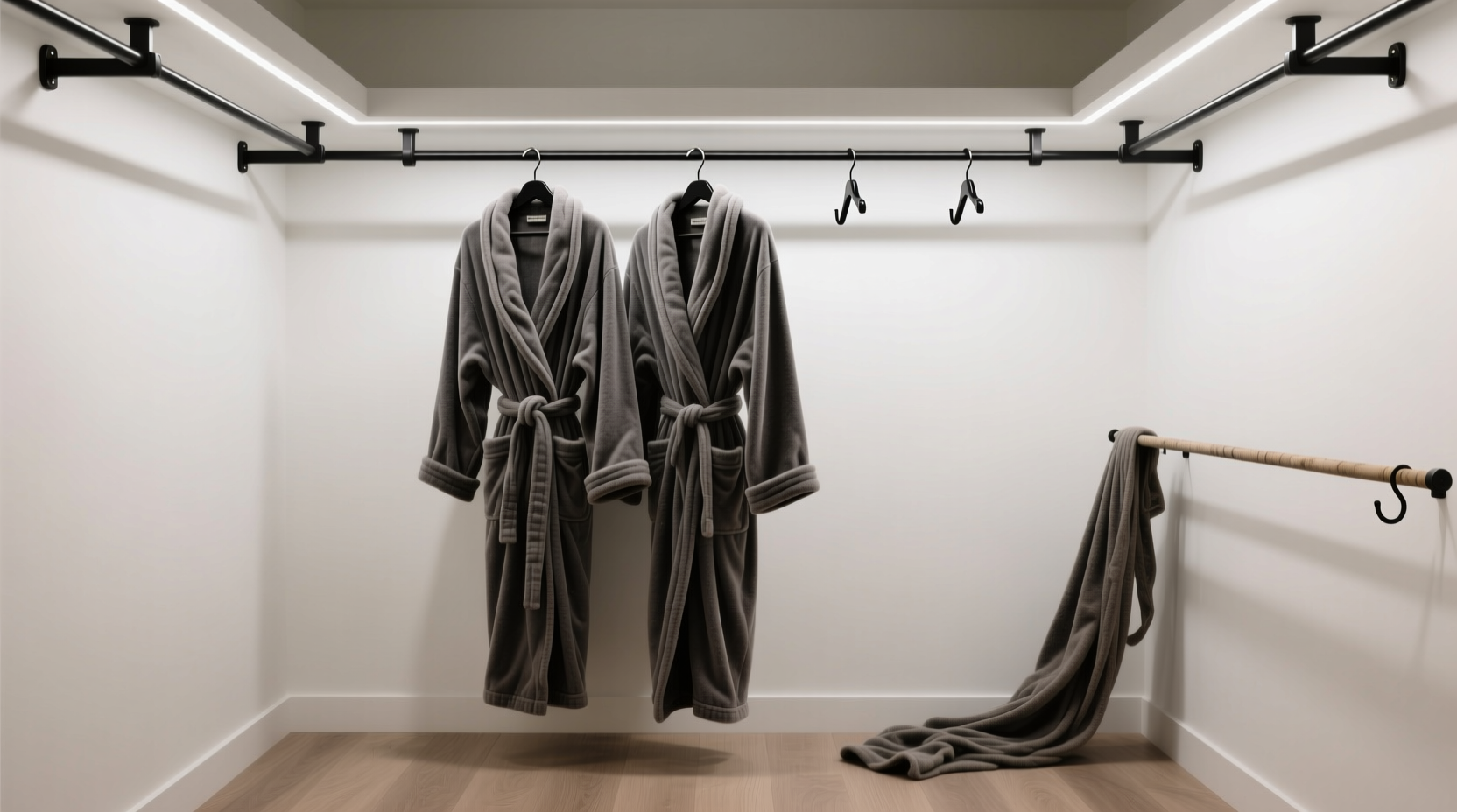 closet organization tips hooks beat tension rods
