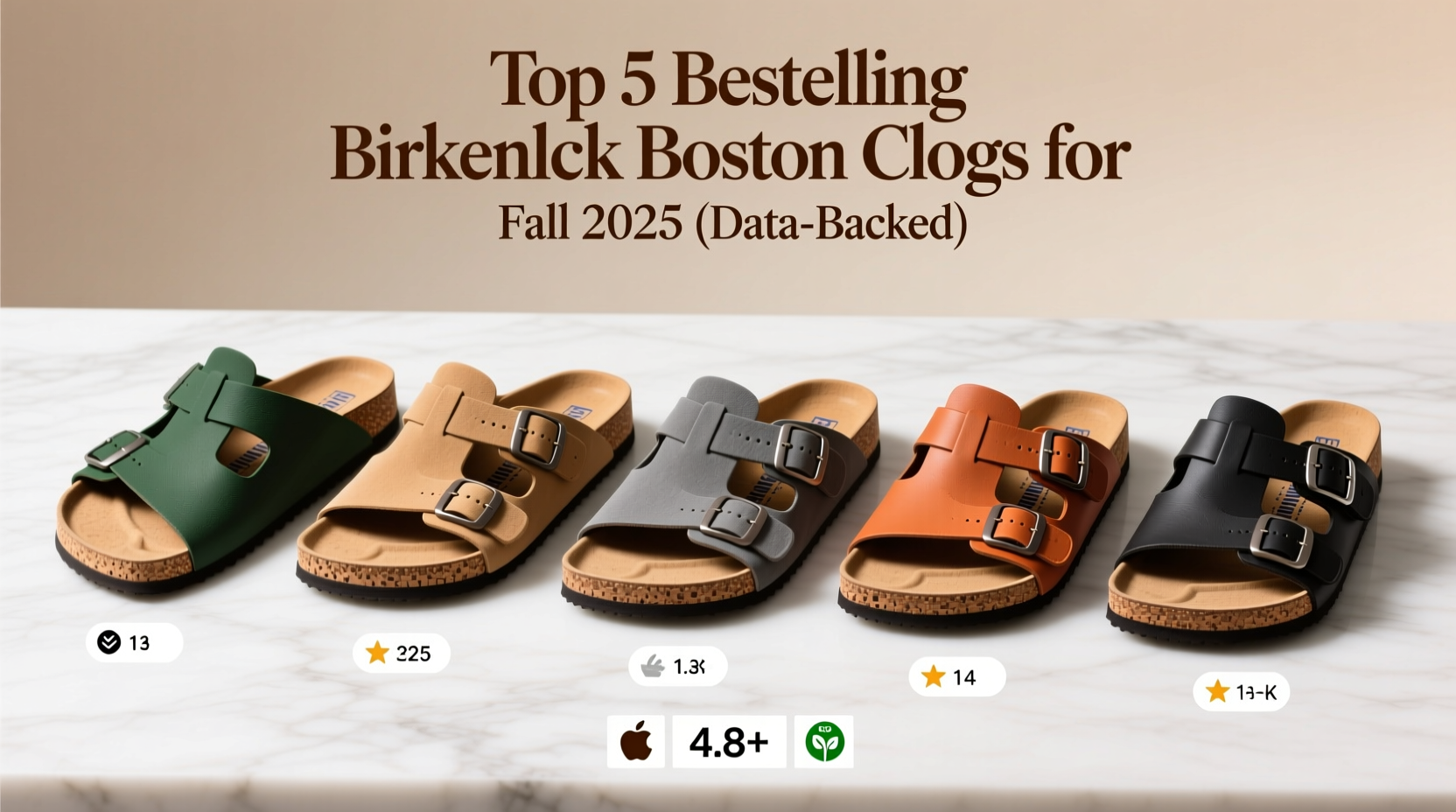 Top 5 Bestselling Birkenstock Boston Clogs for Fall 2025 (Data-Backed)