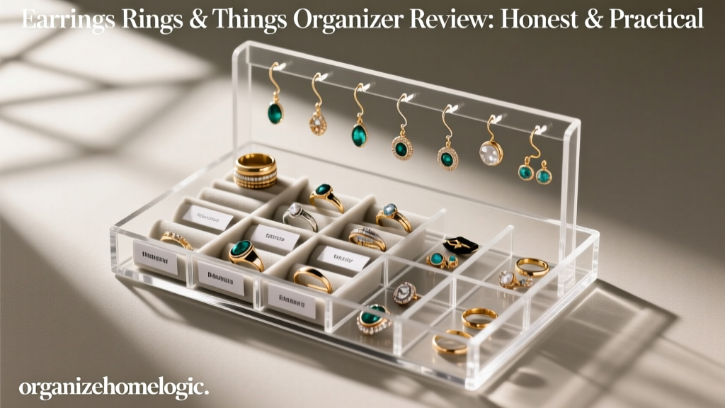 Earrings Rings & Things Organizer Review: Honest & Practical