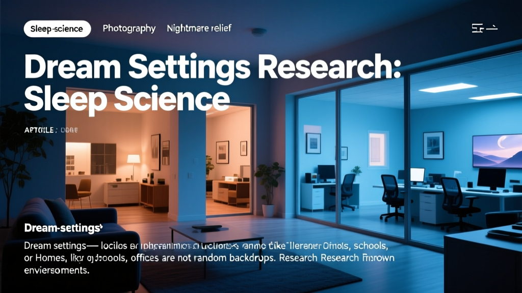 Dream Settings Research: Sleep Science