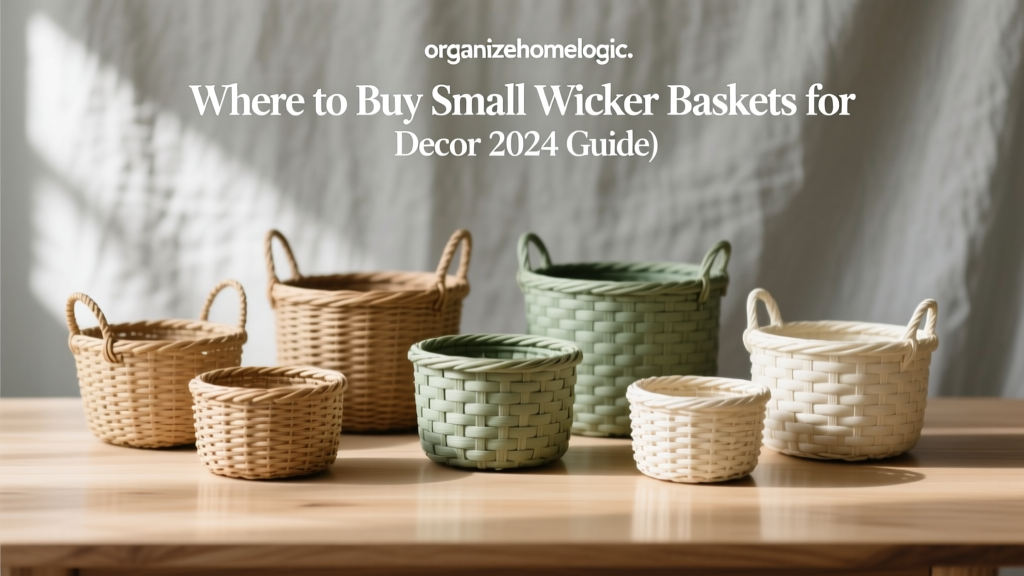 Where to Buy Small Wicker Baskets for Decor (2024 Guide)