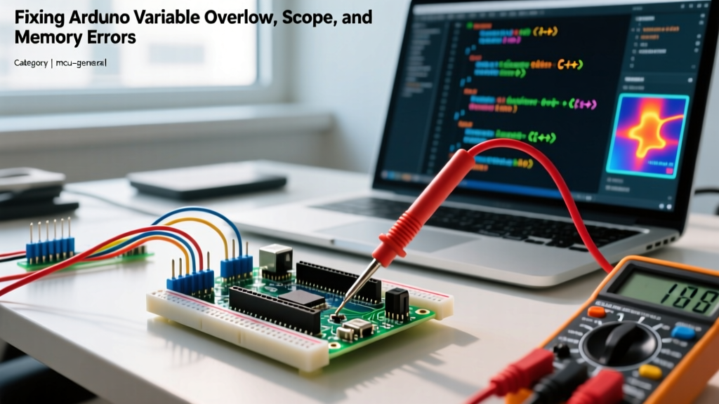 Fixing Arduino Variable Overflow, Scope, and Memory Errors