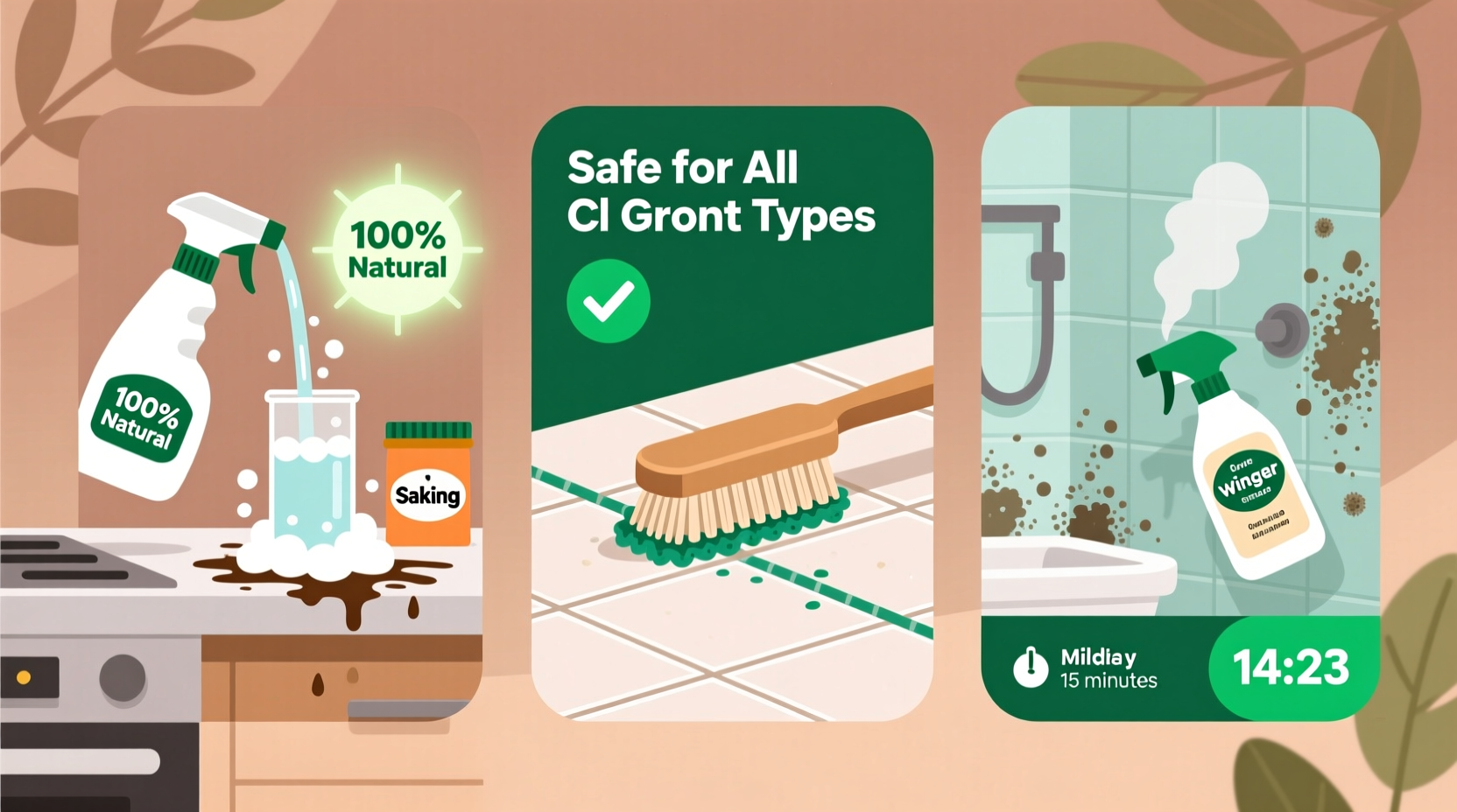 eco friendly cleaning tips vinegar vs mildew