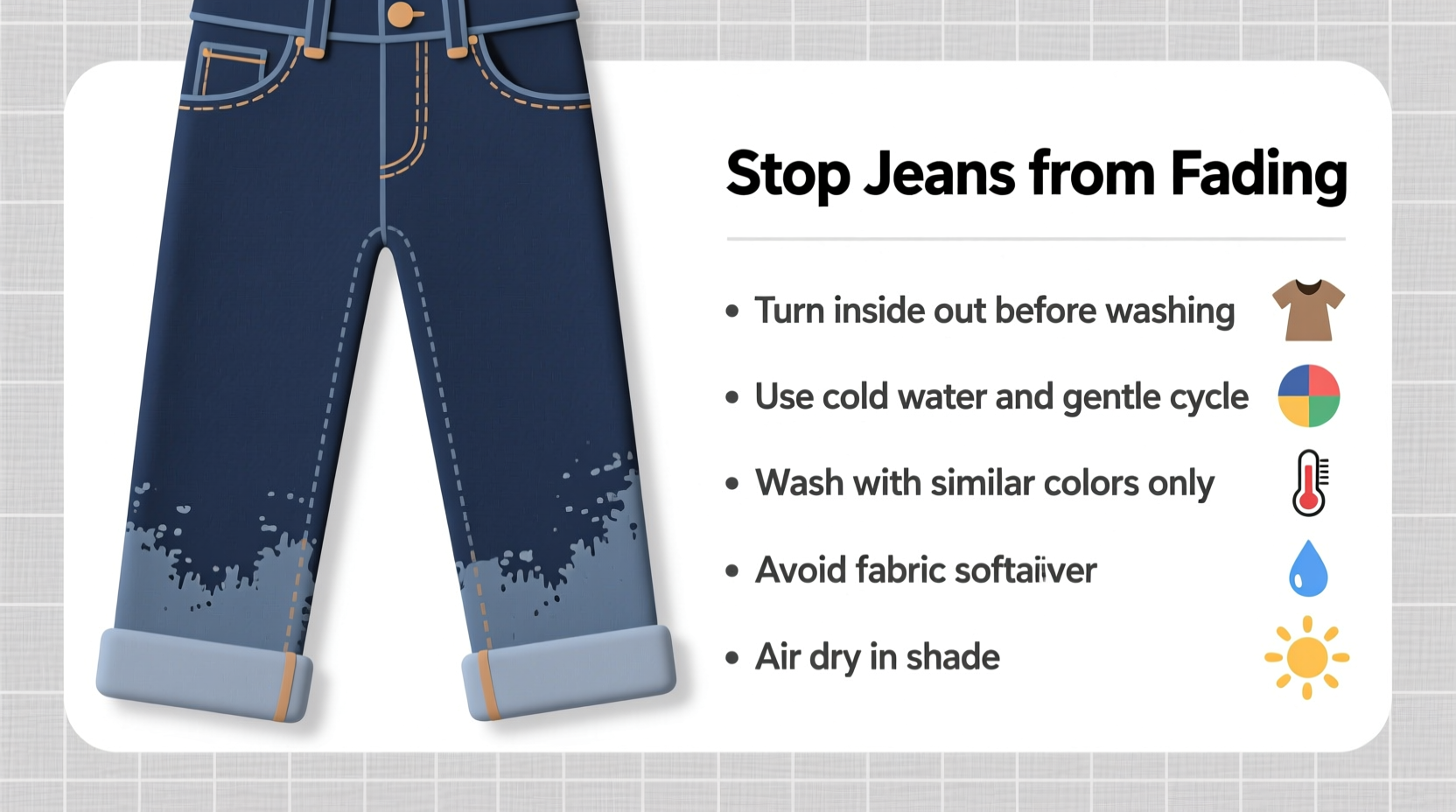 how to stop jeans from fading after every wash expert tips