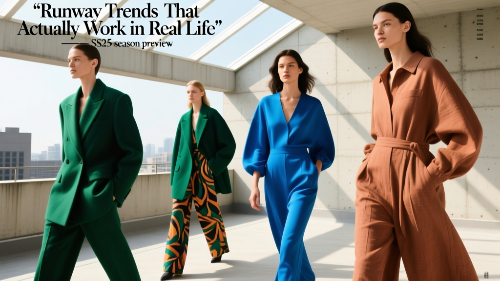 Runway Trends That Actually Work in Real Life