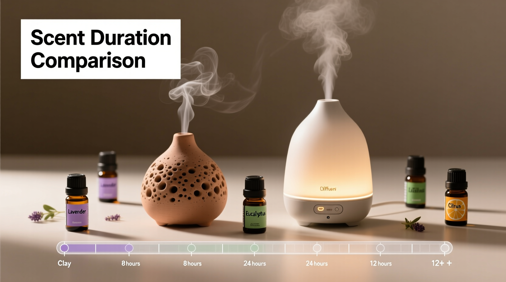 clay diffusers vs electric oil diffusers which scent lasts longer