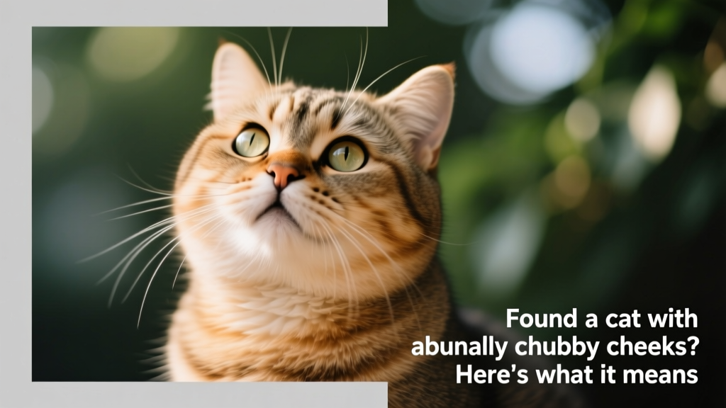 Found a Cat With Abnormally Chubby Cheeks? Here's What It Means