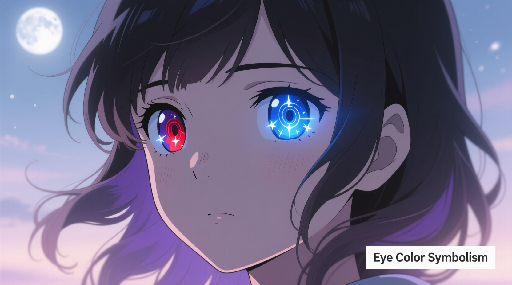 why do some anime characters have unrealistic eye colors meaning