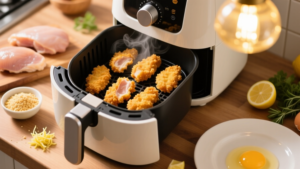 Crispy Frozen Panko Chicken Tenders in Air Fryer