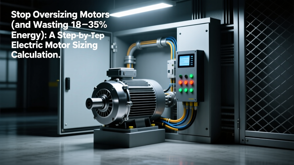 Stop Oversizing Motors: Save 18–35% Energy Now