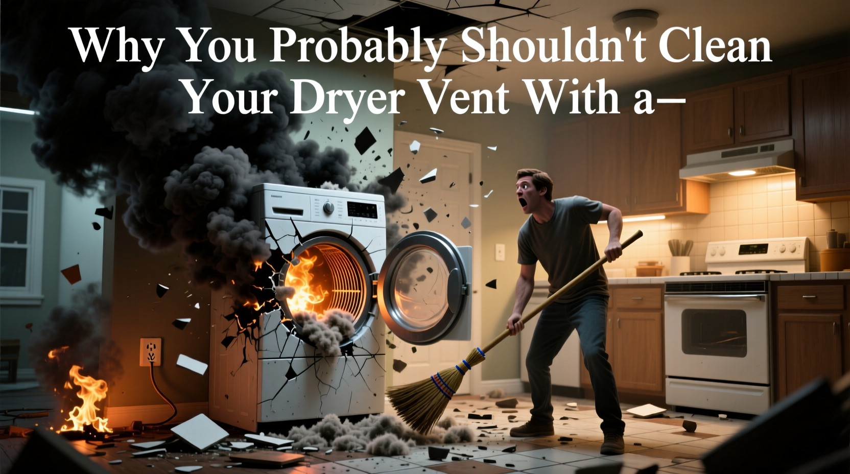why you probably shouldn t clean your dryer vent with a