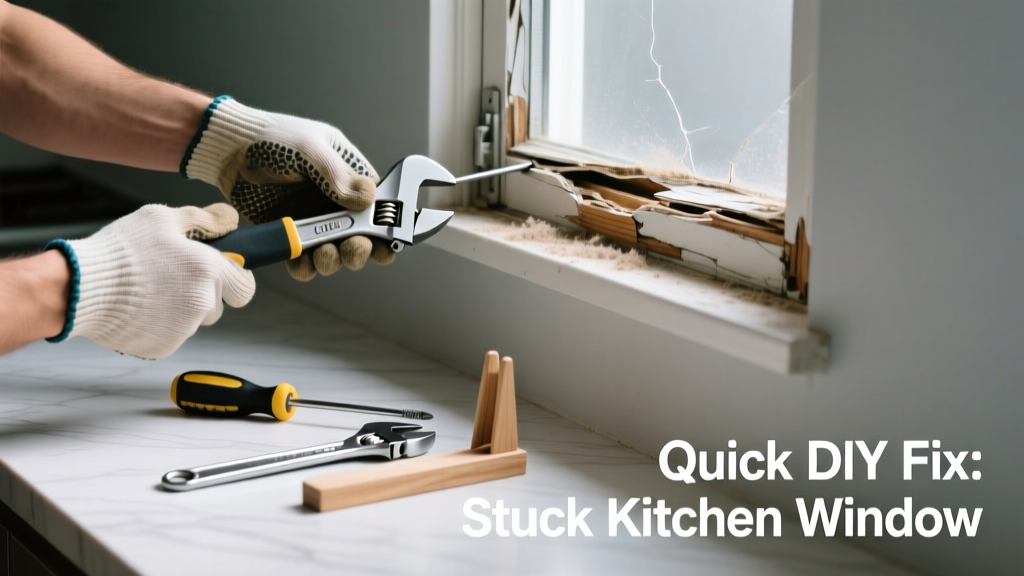 Fixing a Stuck Kitchen Window: Quick DIY Solutions