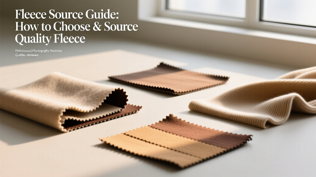 Fleece Source Guide: How to Choose & Source Quality Fleece