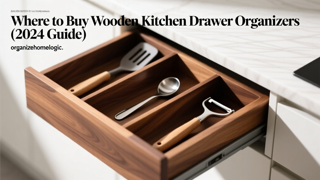 Where to Buy Wooden Kitchen Drawer Organizers (2024 Guide)
