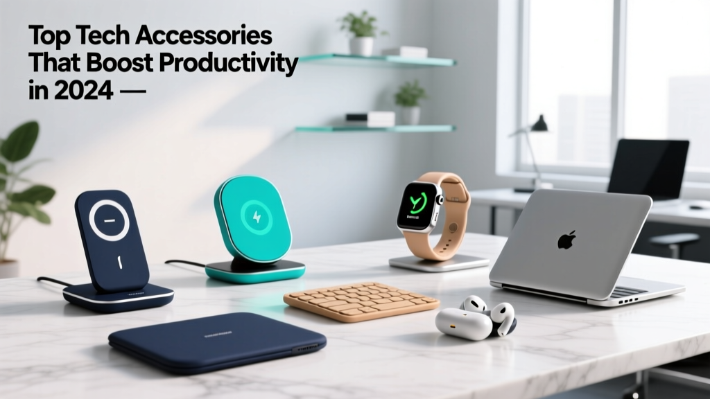Top Tech Accessories That Boost Productivity in 2024