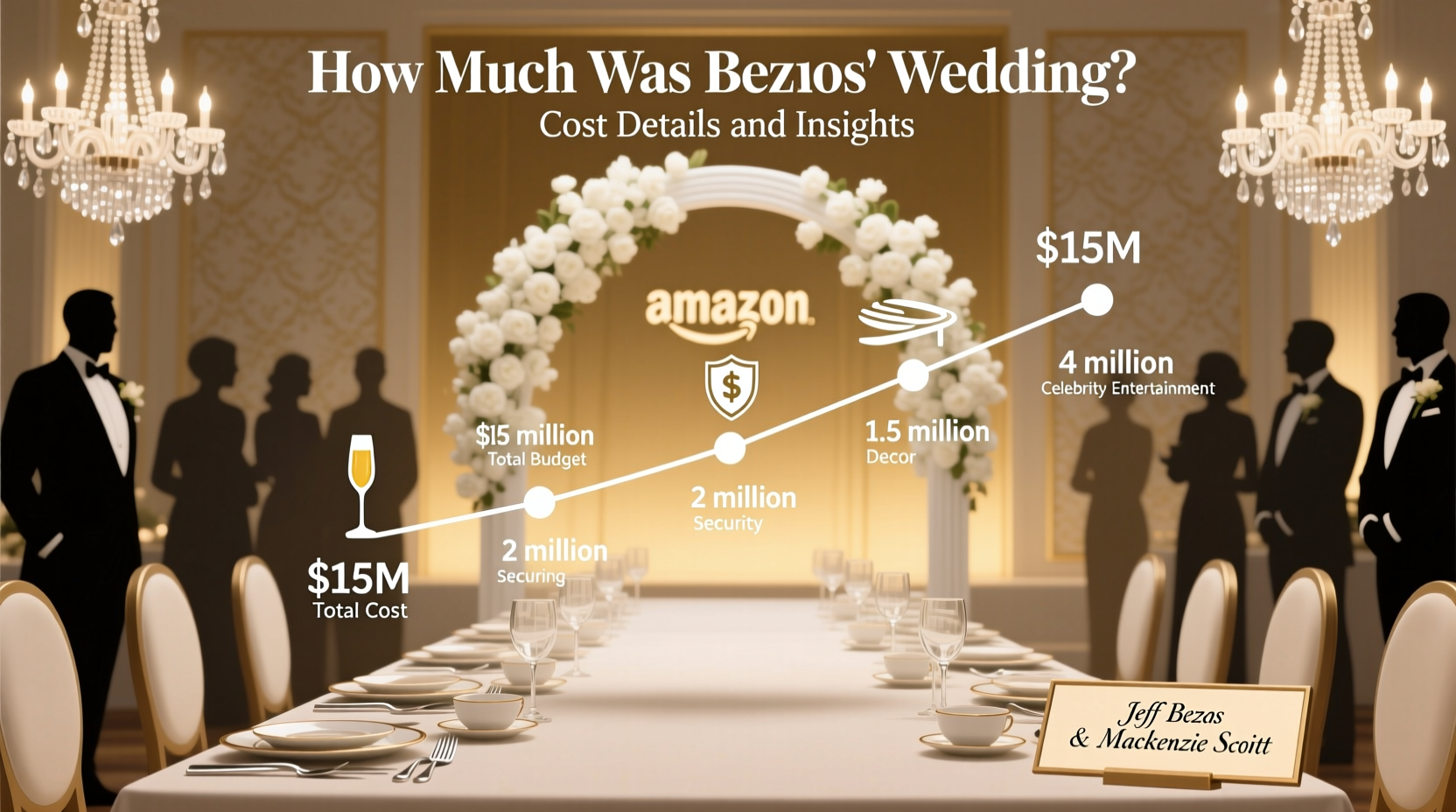 how much was bezos wedding