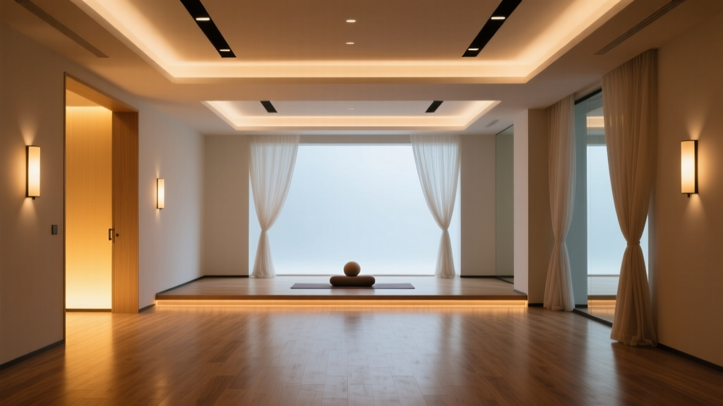 Yoga Studio Tunable White Lighting Design