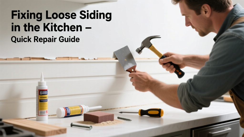 Fixing Loose Siding in the Kitchen: Quick Repair Guide