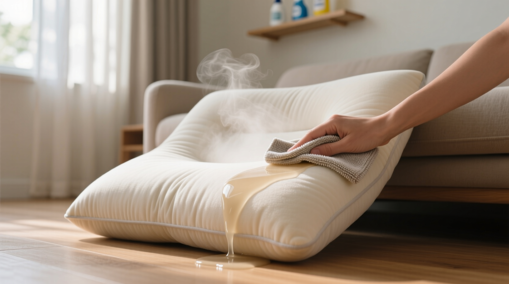 can you wash memory foam seat cushions
