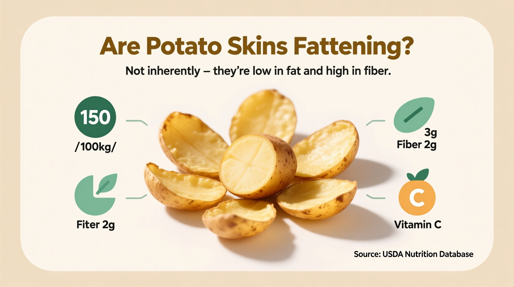 Are Potato Skins Fattening? Nutrition Facts Revealed