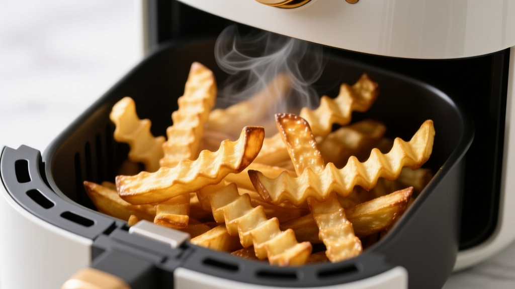 Crispy McCain Crinkle Cut Fries in Air Fryer