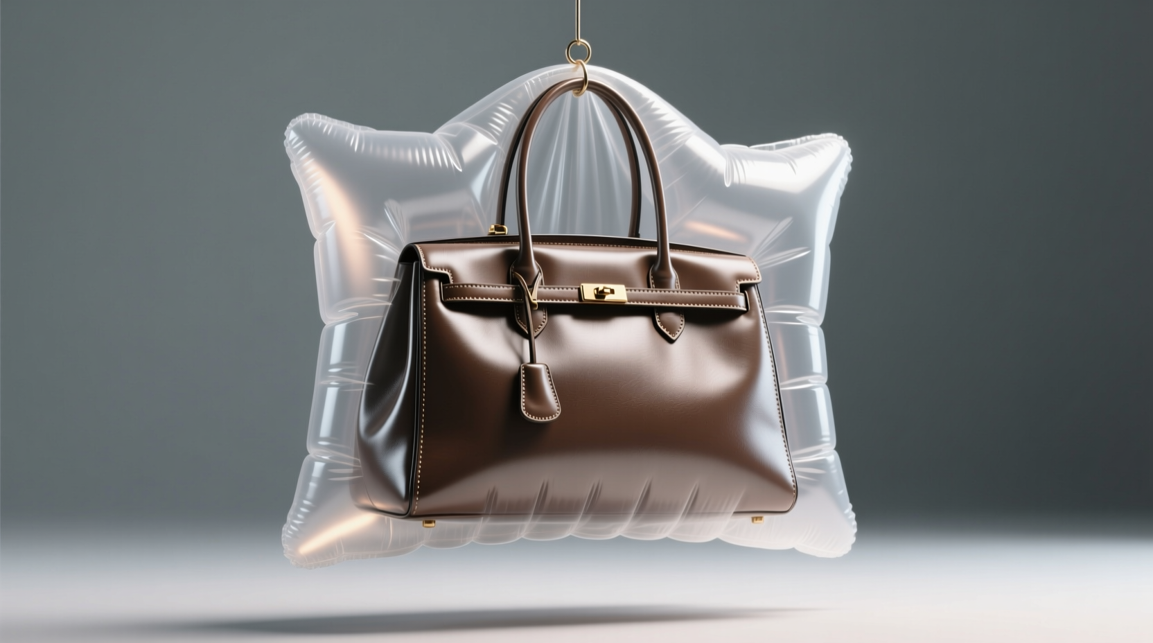 luxury handbag storage inflatable dust bags