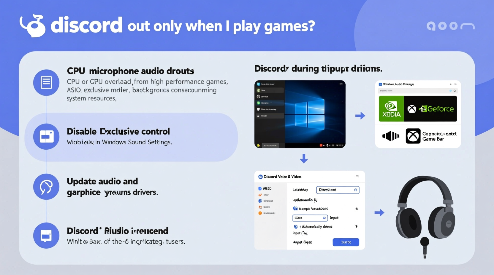 why is my discord mic cutting out only when i play games