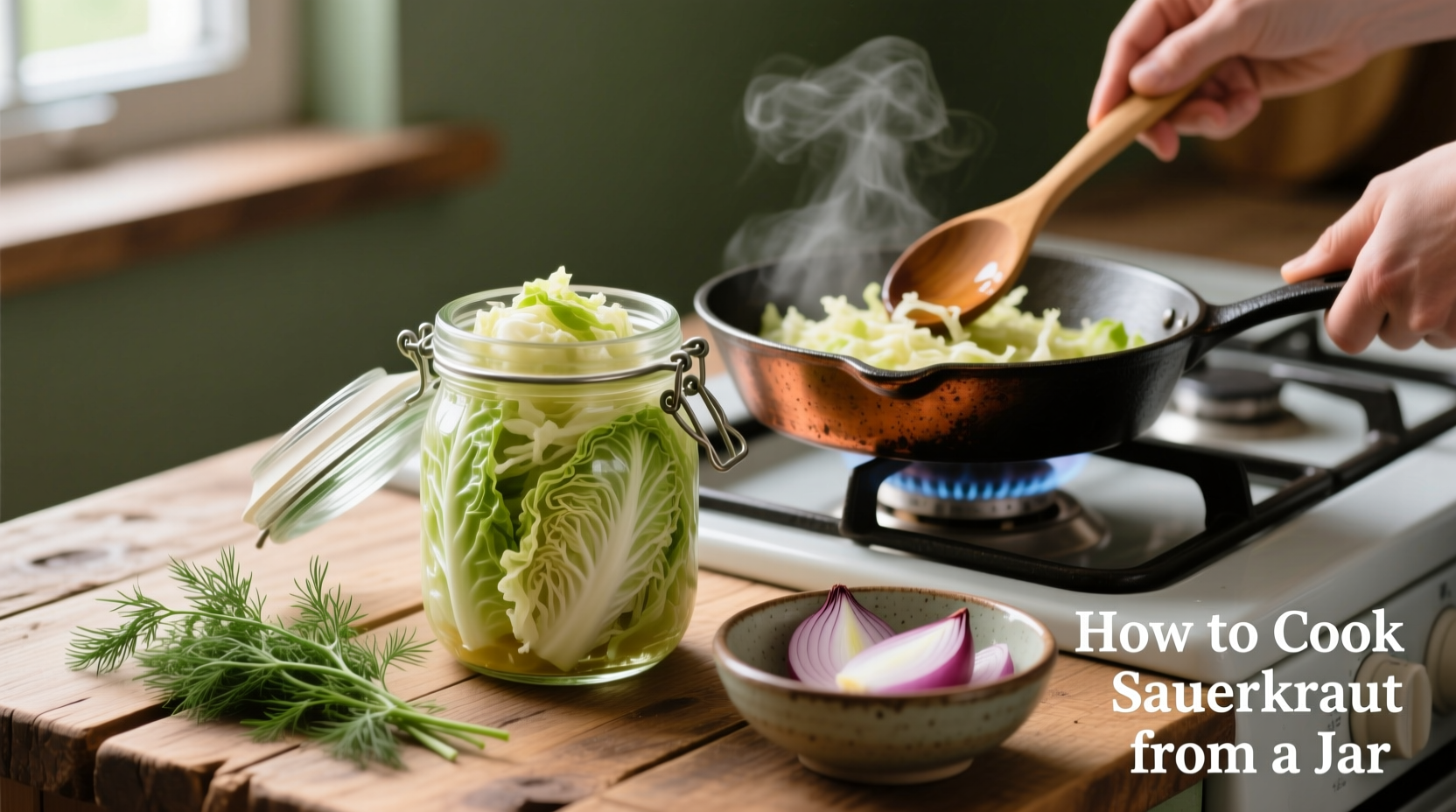 How to Cook Jarred Sauerkraut: 5-Minute Chef Method